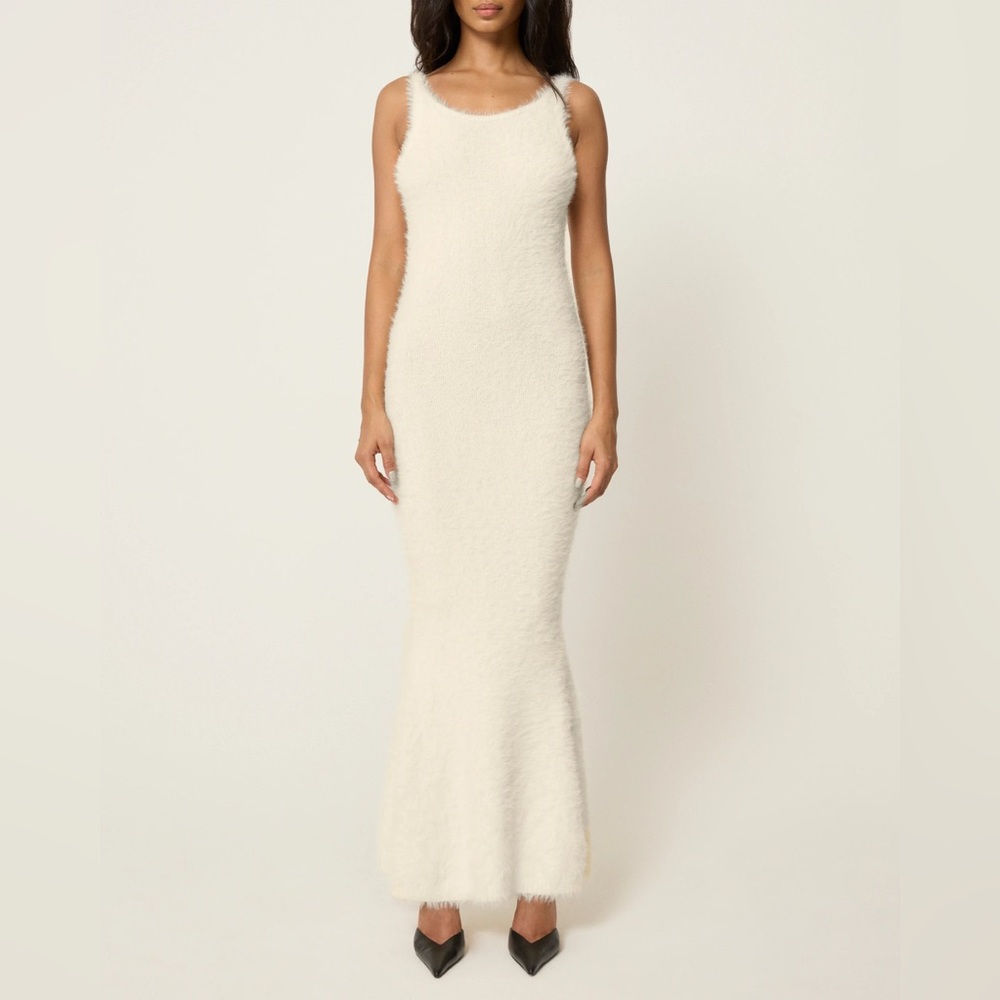 KHY KNIT LOW BACK DRESS | CREAM - XS - NWT